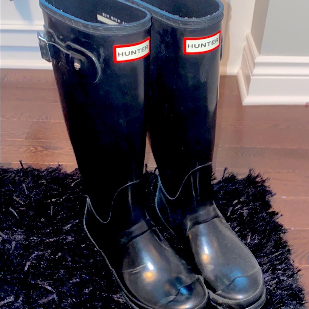 Hunter boots size 7